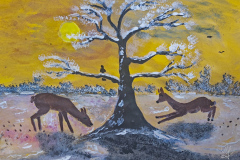 2024-01-22-Rehe-im-Winter-50x70-kl