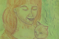 2024-03-12-Maedchen-mit-Katze-50x70-kl