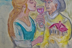 2025-07-05-Glaeschen-Wein-50x70-Text