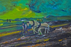 2025-10-15-Weisse-Pferde-unterhalb-von-Roseck-50x70-kl