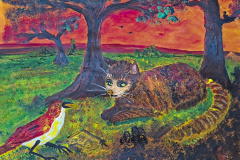 2026-01-22-Katze-mit-Vogel-50x70-kl