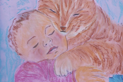 2026-04-11-Baby-mit-Katze-50x70-kl